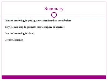 Internet marketing #9