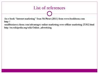 Internet marketing #10