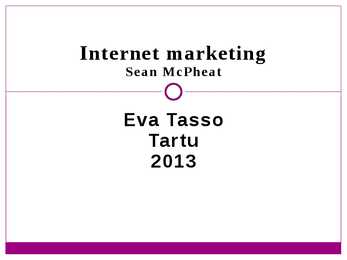 Internet marketing