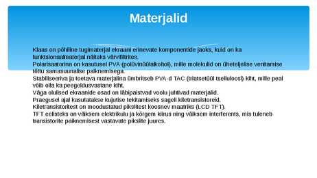 Vedelkristallkuvar #7