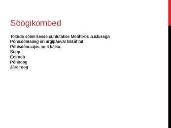 Mehhiko köök #2