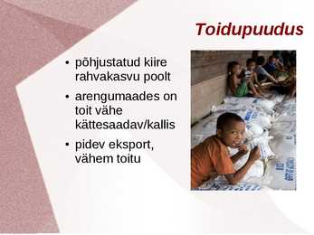 Maailma toiduprobleemid #3