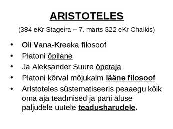 Aristoteles #2