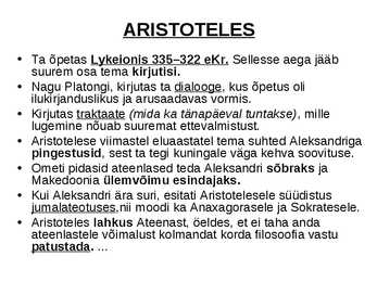 Aristoteles #5