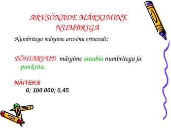 Arvsõnade õigekiri #7