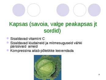 Köögiviljad #9