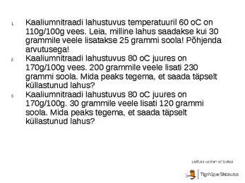 Lahus-lahustuvus-lahustuvuskõver #16