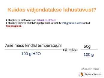 Lahus-lahustuvus-lahustuvuskõver #6