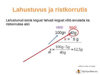 Lahus-lahustuvus-lahustuvuskõver #8