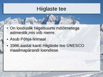 Hiiglaste Tee #2