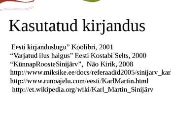 Karl Martin Sinijärv #7