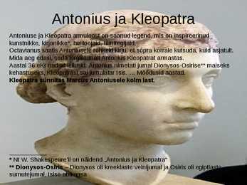 Antonius ja Kleopatra #24