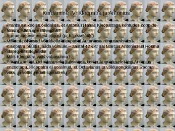 Antonius ja Kleopatra #37