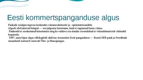 Eesti pangandussektori areng aastatel 1993-2012 #3