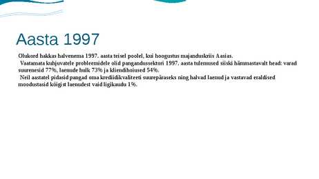 Eesti pangandussektori areng aastatel 1993-2012 #6