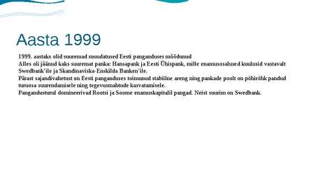 Eesti pangandussektori areng aastatel 1993-2012 #8