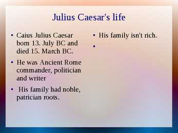 Julius Caesar #2
