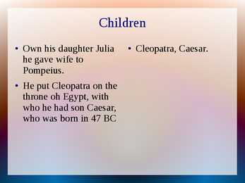 Julius Caesar #4