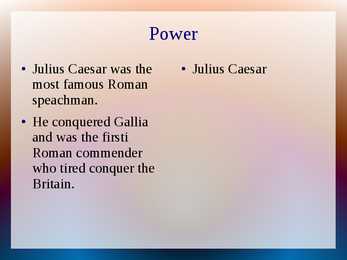 Julius Caesar #5