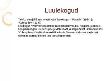 Heiti Talvik #5