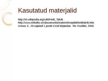 Heiti Talvik #7