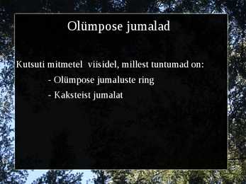 Olümpose Jumalad #2