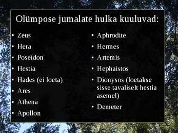 Olümpose Jumalad #10