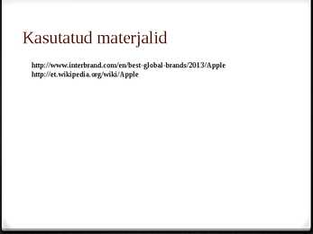Apple Powerpoint esitlus #8