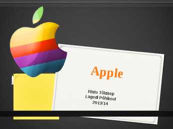 Apple Powerpoint esitlus