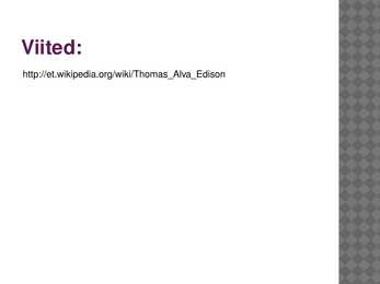 Thomas Alva Edison #11