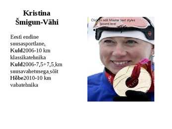 Eesti olümpiavõitjad #21