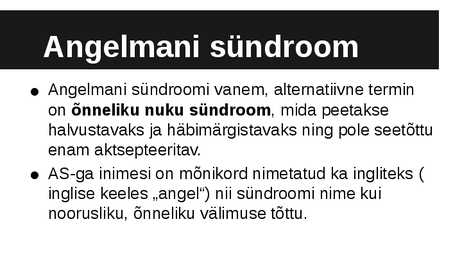 Angelmani sündroom #4