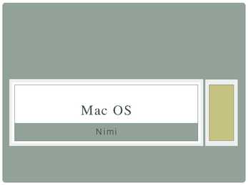 Mac OSX