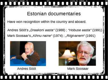 History of Estonian cinema and film culture #6