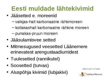 Mullatekkeprotsessid #5
