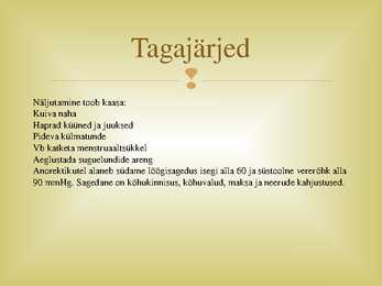 Toitumishäired #4