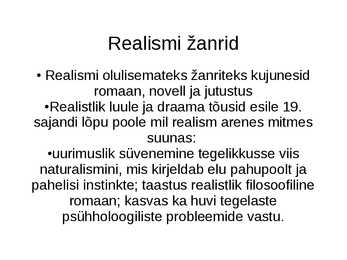 Realism #8