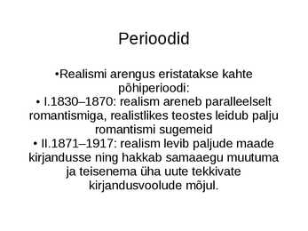 Realism #9
