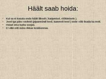 Miks läheb hääl ära #4
