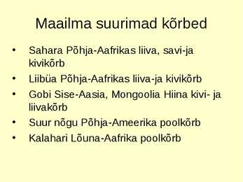 Kõrb #14