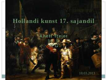 Hollandi kunst 17-sajandil