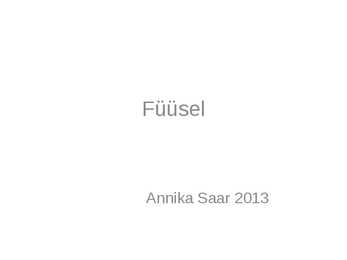 Füüsel