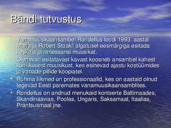 Ansambel Rondellus #2
