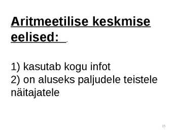 Statistika #15