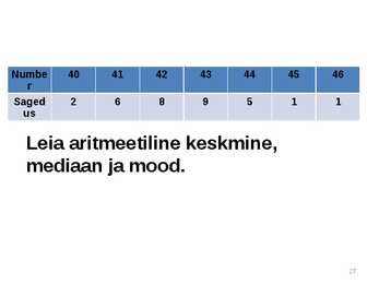 Statistika #27