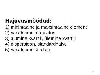 Statistika #28