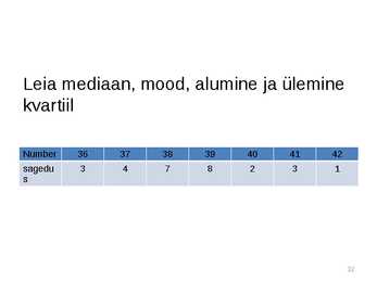 Statistika #32