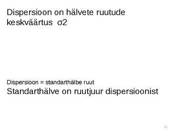 Statistika #33