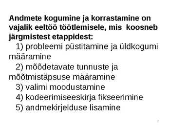 Statistika #7