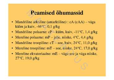 õhumassid #3